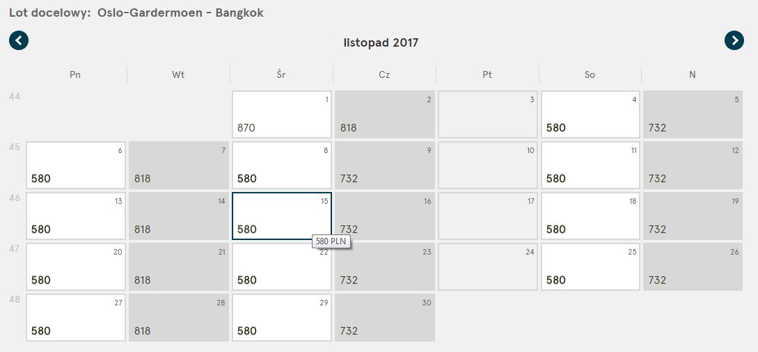 Norwegian bilety lotnicze do Oslo
